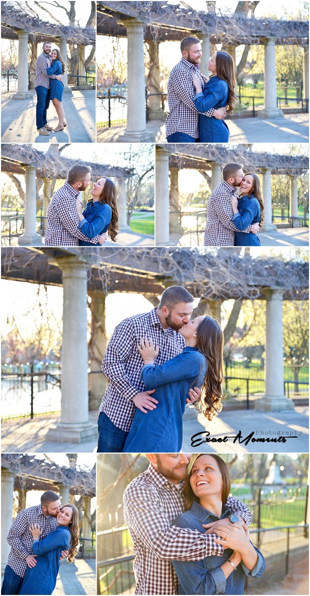 Engagement photos schiller park german village