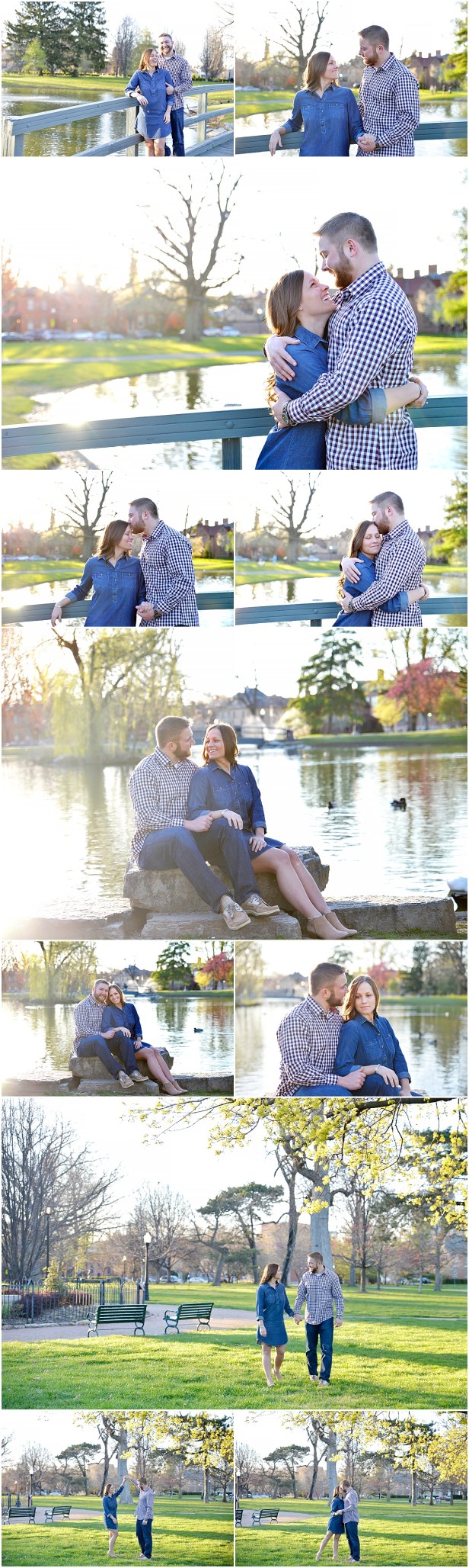 German village engagement photos Columbus Ohio