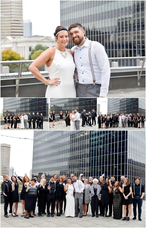 Renaissance Columbus Downtown Hotel rooftop wedding