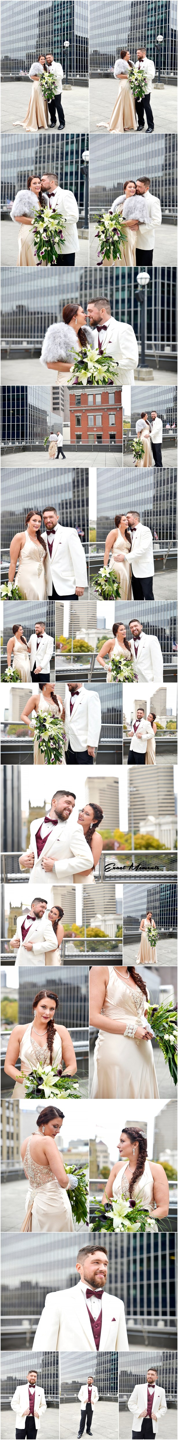 Renaissance Columbus Downtown Hotel rooftop wedding