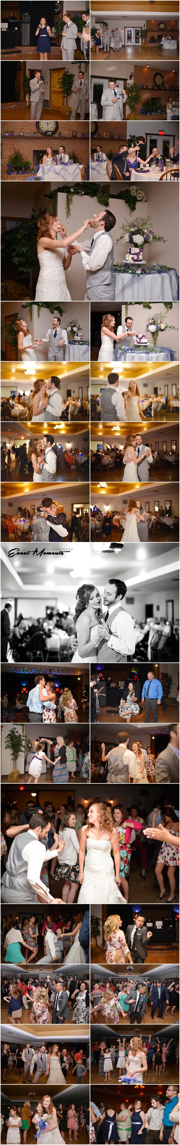 Autumn lake campground wedding venue