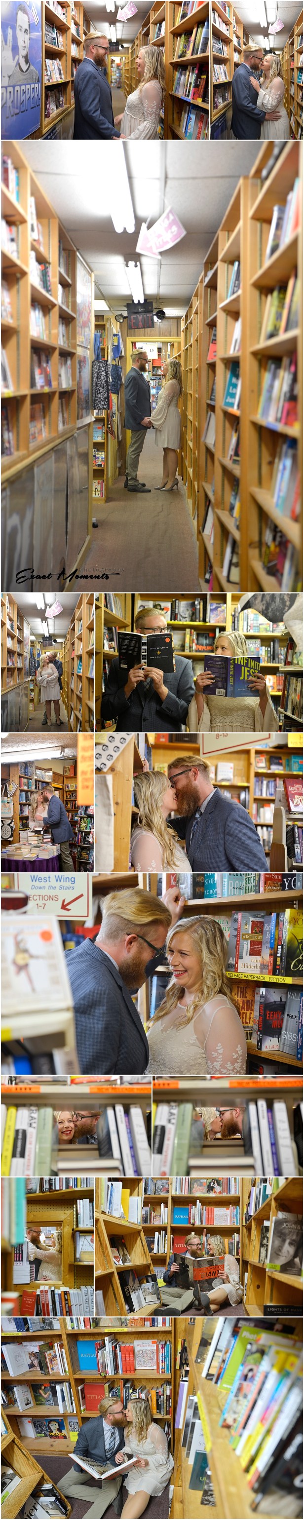 Engagement Session Book Loft German Village