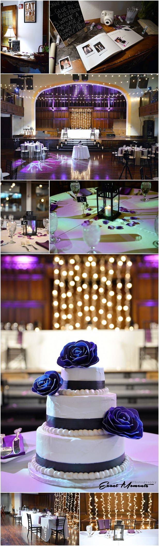 The Bluestone wedding reception details columbus Ohio