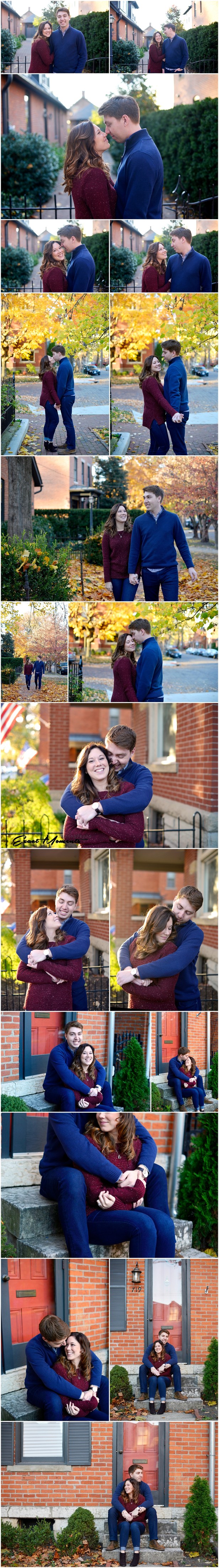 german-village-engagement-session