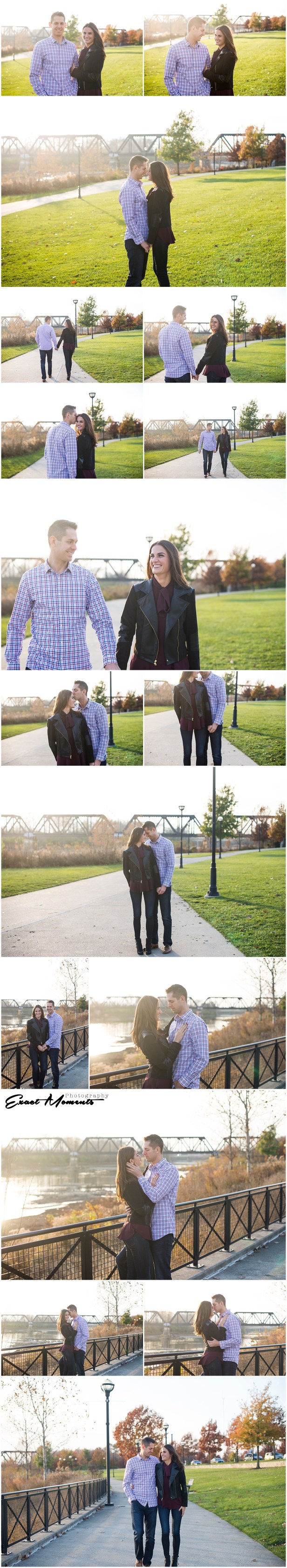 Columbus ohio skyline wedding