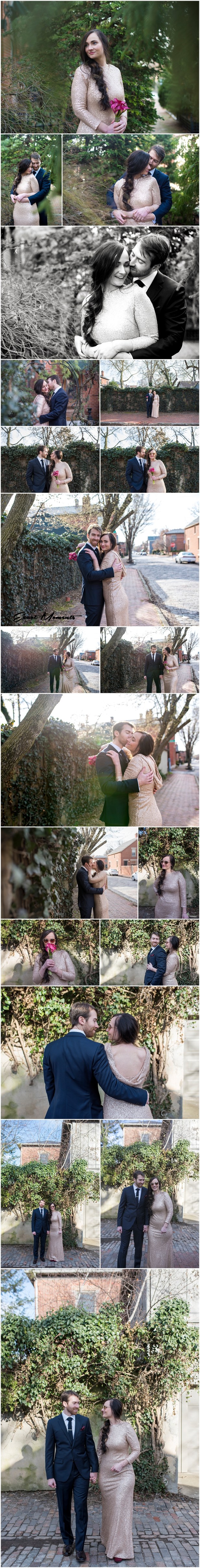 German Village Bride and Groom photos